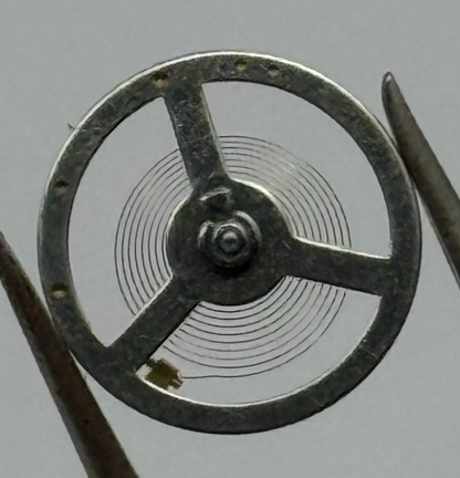 LSH 1262 Balance Wheel Complete And Spring 12’’’ Rosk  1855 Watch Movement Parts