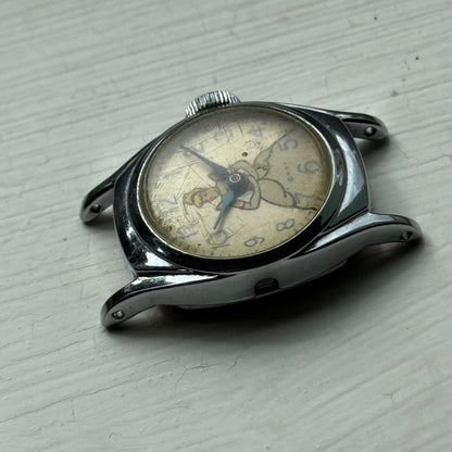 Vintage 1950s Timex Cinderella Great Britain Manual Wind Watch PARTS / REPAIR