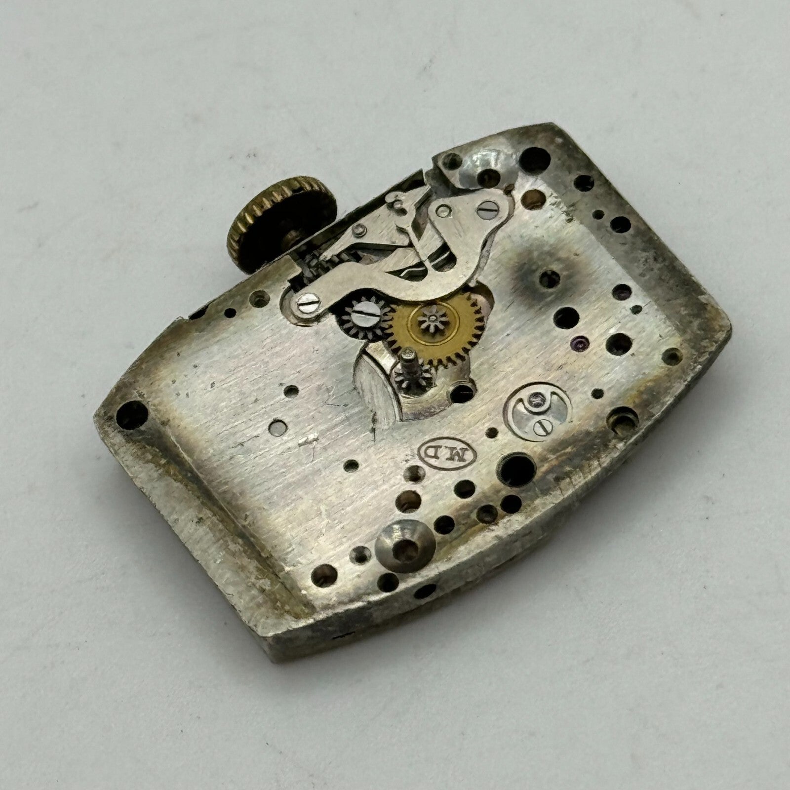 18.9mm Men's Running Rotary 4/300 Tank Watch Movement Manual Wind PARTS SPARES
