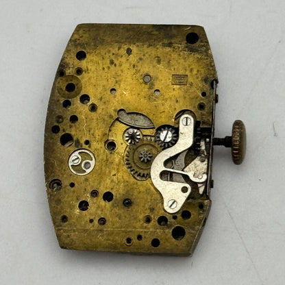 19mm Peseux P Rotary Maximus 15 Jewels Tank Manual Wind Watch Movement PARTS