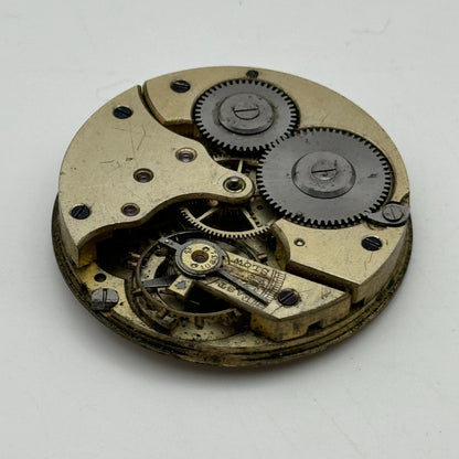 40.6mm Antique Patent 16831 Possible Longines Pocket Watch Movement PARTS SPARES