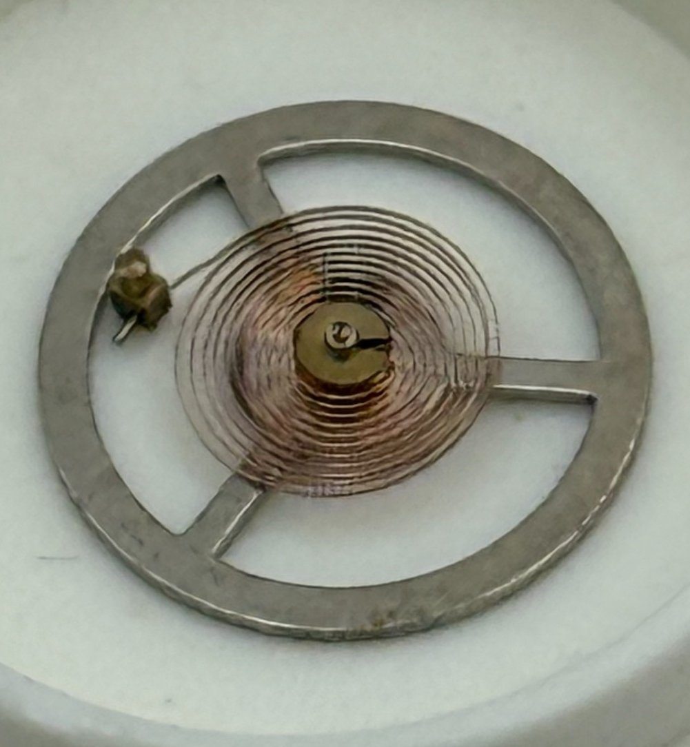 Smith 102 TY SP Balance Wheel Complete And Spring 10½’’’ Watch Movement Parts 