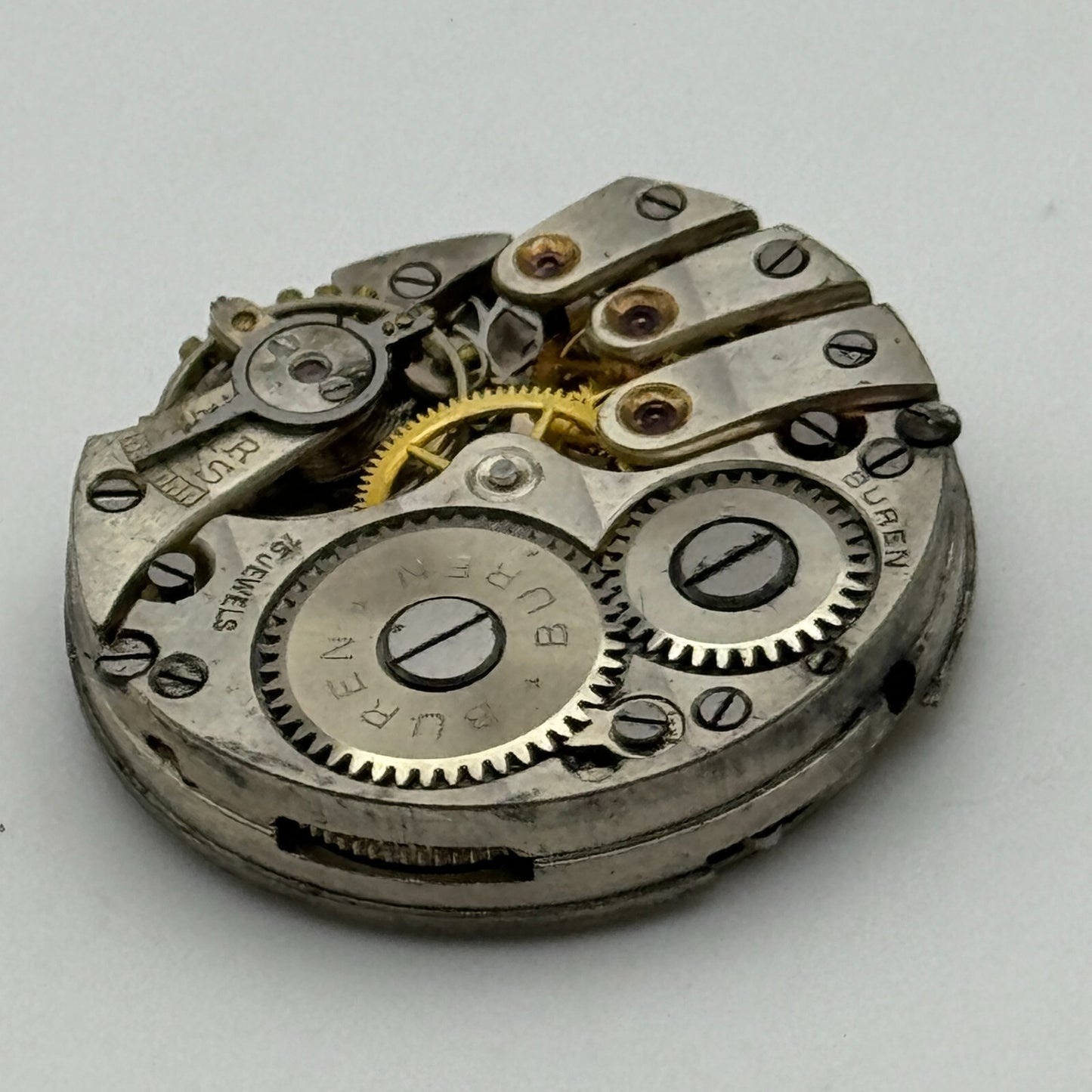 23.6mm Buren Dawsons LTD Dunedin Manual Wind Watch Movement Swiss Vintage PARTS