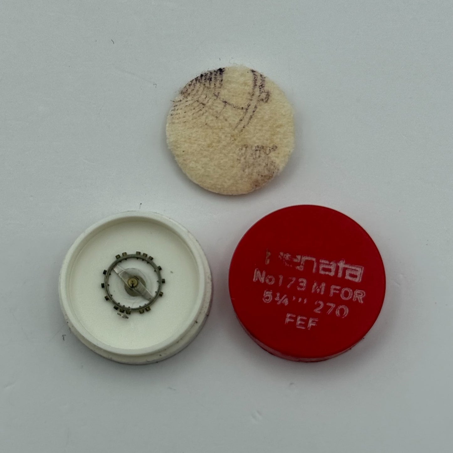 FEF 270 Balance Wheel Complete And Spring 5¼''' 173 M Watch Movement Parts 