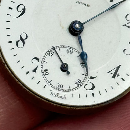 25mm Invar Watch Co 15 Jewels Quality Trench Watch Movement Manual Wind PARTS