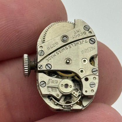 12.8mm Balance Ok Medana 8275 Manual Wind 7 Jewel Swiss Watch Movement PARTS