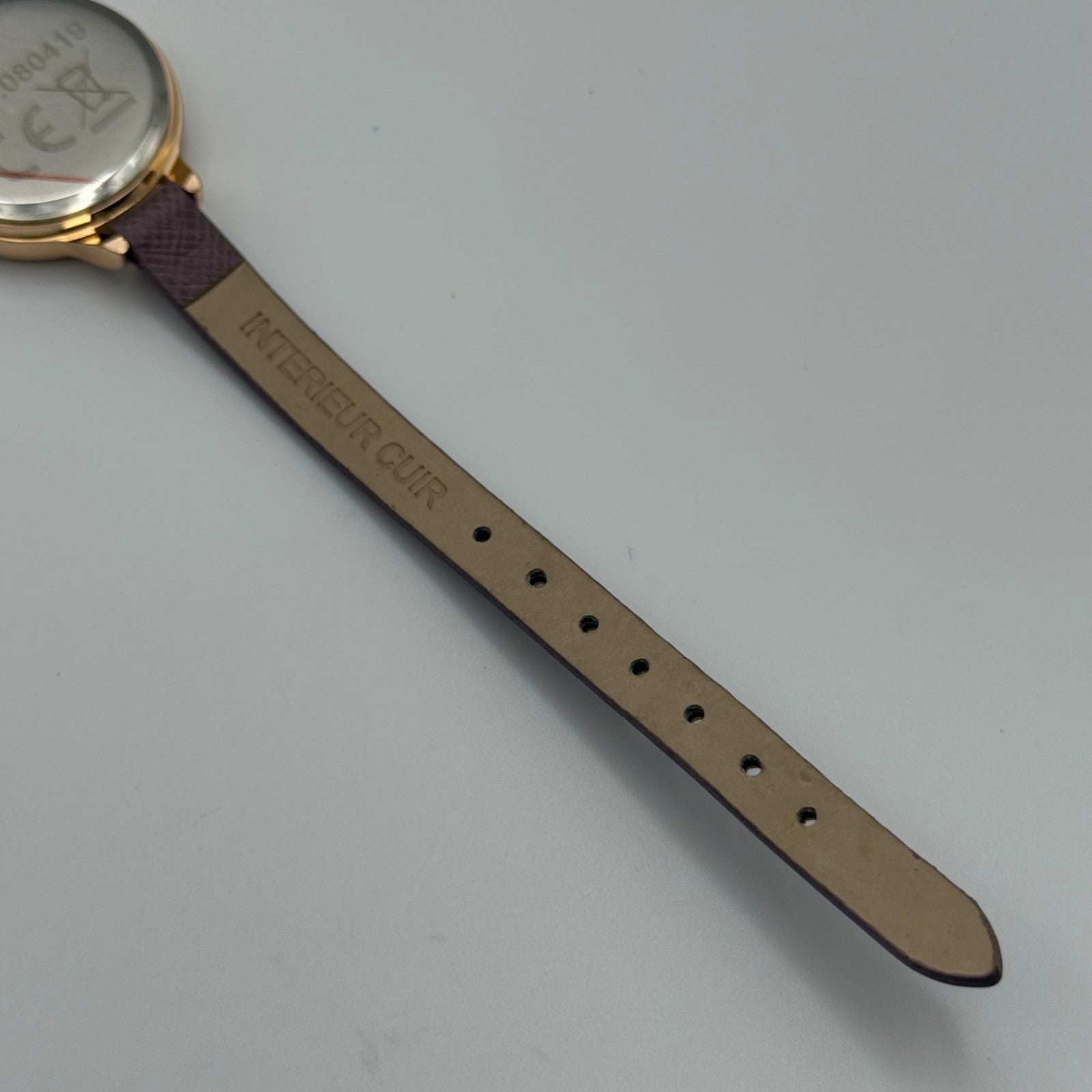 Ladies Pierre Cardin Watch Working New Battery Pink Strap Quartz 28mm