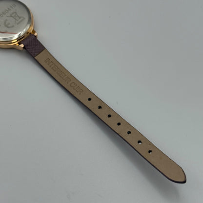 Ladies Pierre Cardin Watch Working New Battery Pink Strap Quartz 28mm