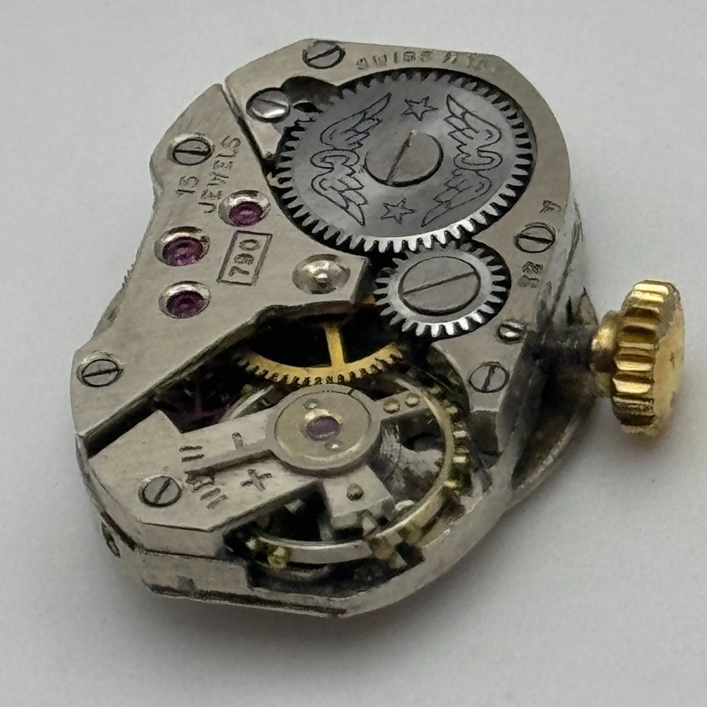 12.6mm Running Rotary AS 1051 A Schild Manual Wind Swiss Watch Movement PARTS
