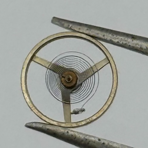 AS 1677 Balance Wheel Complete And Spring Renata 1224 M Watch Movement Parts NOS