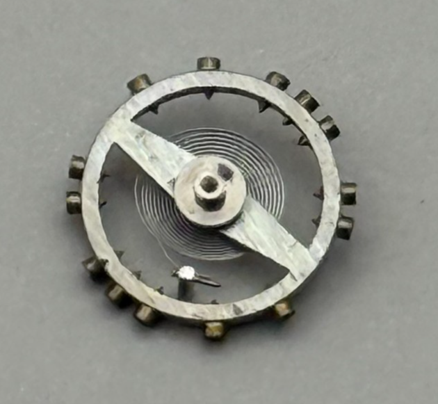 AS 976 1012 Balance Wheel Complete And Spring  29 M Watch Movement Parts NOS 