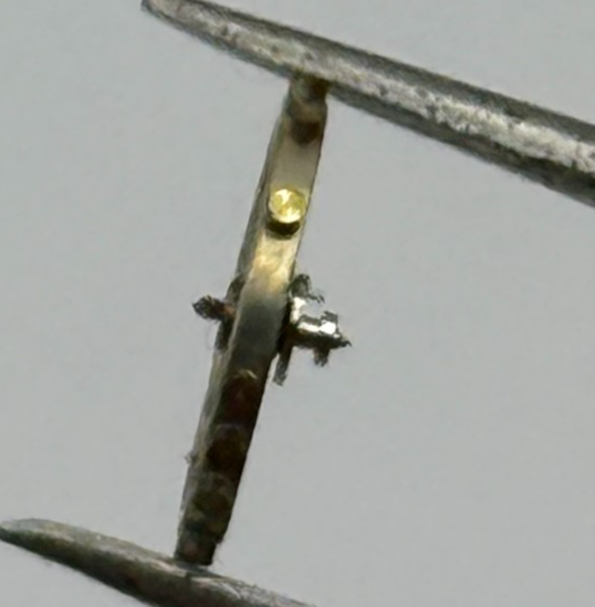 FEF 370 371 Balance Wheel Complete And Spring  176 Watch Movement Parts NOS