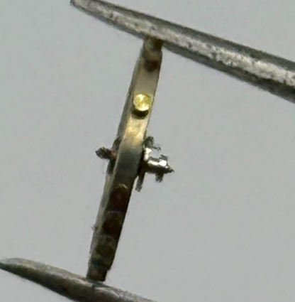 FEF 370 371 Balance Wheel Complete And Spring  176 Watch Movement Parts NOS