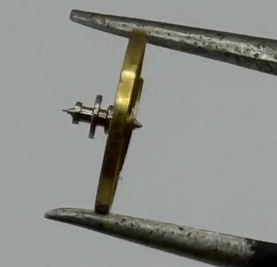 BFG 927 Balance Wheel Complete And Spring 6 3/4-8''' Watch Movement Parts 