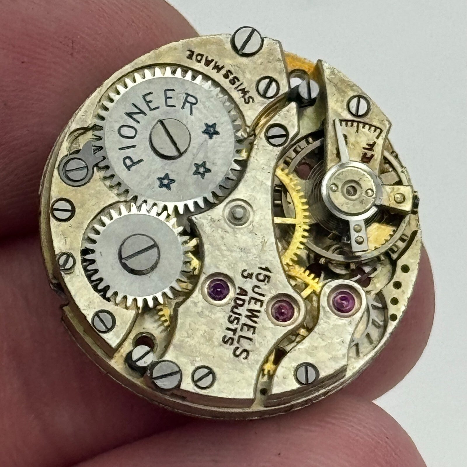 23.7mm Pioneer AS 340 31.1 A Schild Manual Wind Swiss Watch Movement PARTS SPARE
