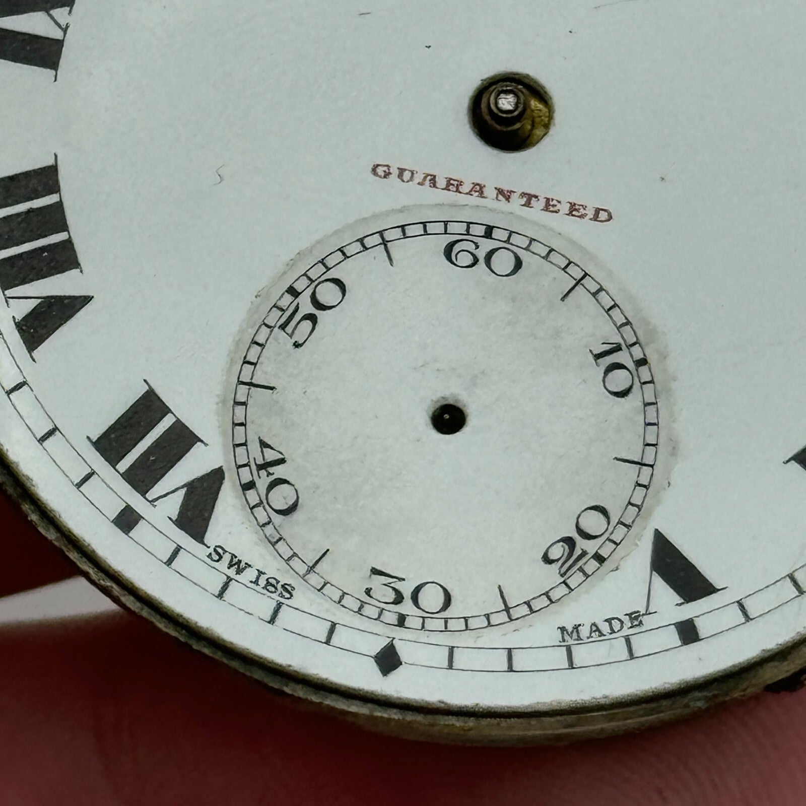 42.3mm J Hewitt Coventry Unique Swiss Made Hunter Pocket Watch Movement PARTS
