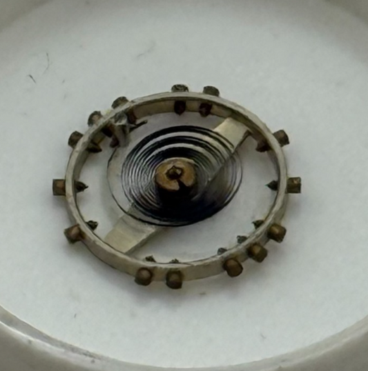 ETA 761 1201 Balance Wheel Complete And Spring 145 Watch Movement Parts NOS 