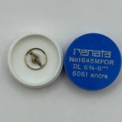 RL 6061 Balance Wheel Complete And Spring 6 3/4 - 8''' Watch Movement Parts