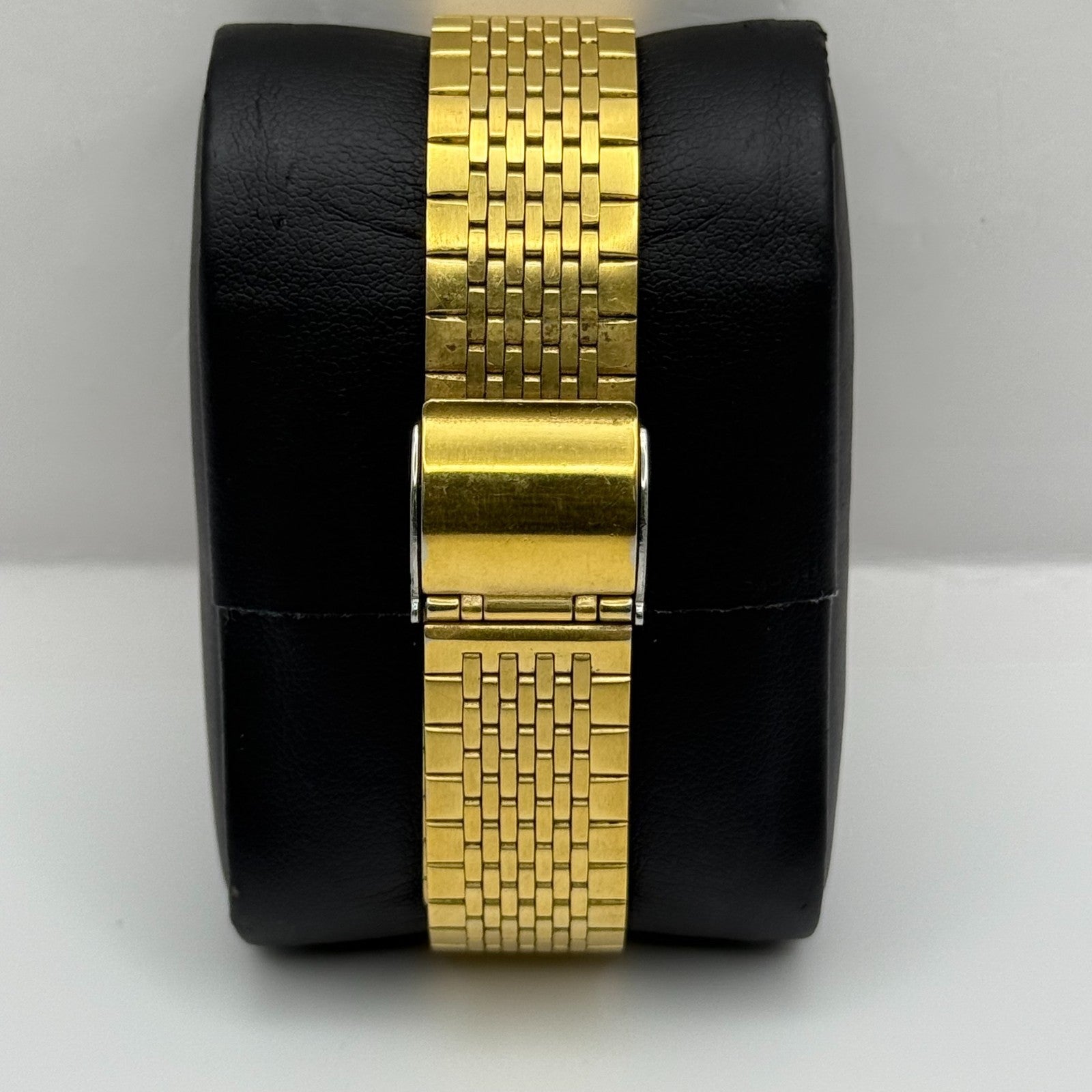 Seiko Men's Quartz Watch 7810-8059 Gold Tone Bracelet Japan 32mm PARTS REPAIR