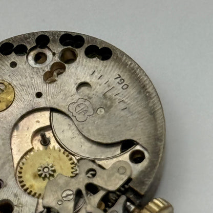ETA 790 Novera Watch Movement Manual Wind Vintage Swiss Incomplete Parts 19.6mm