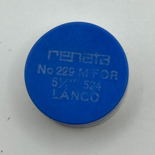 Lanco 524 Balance Complete 5 1/4''' Renata 229 M Watch Movement Parts DAMAGED