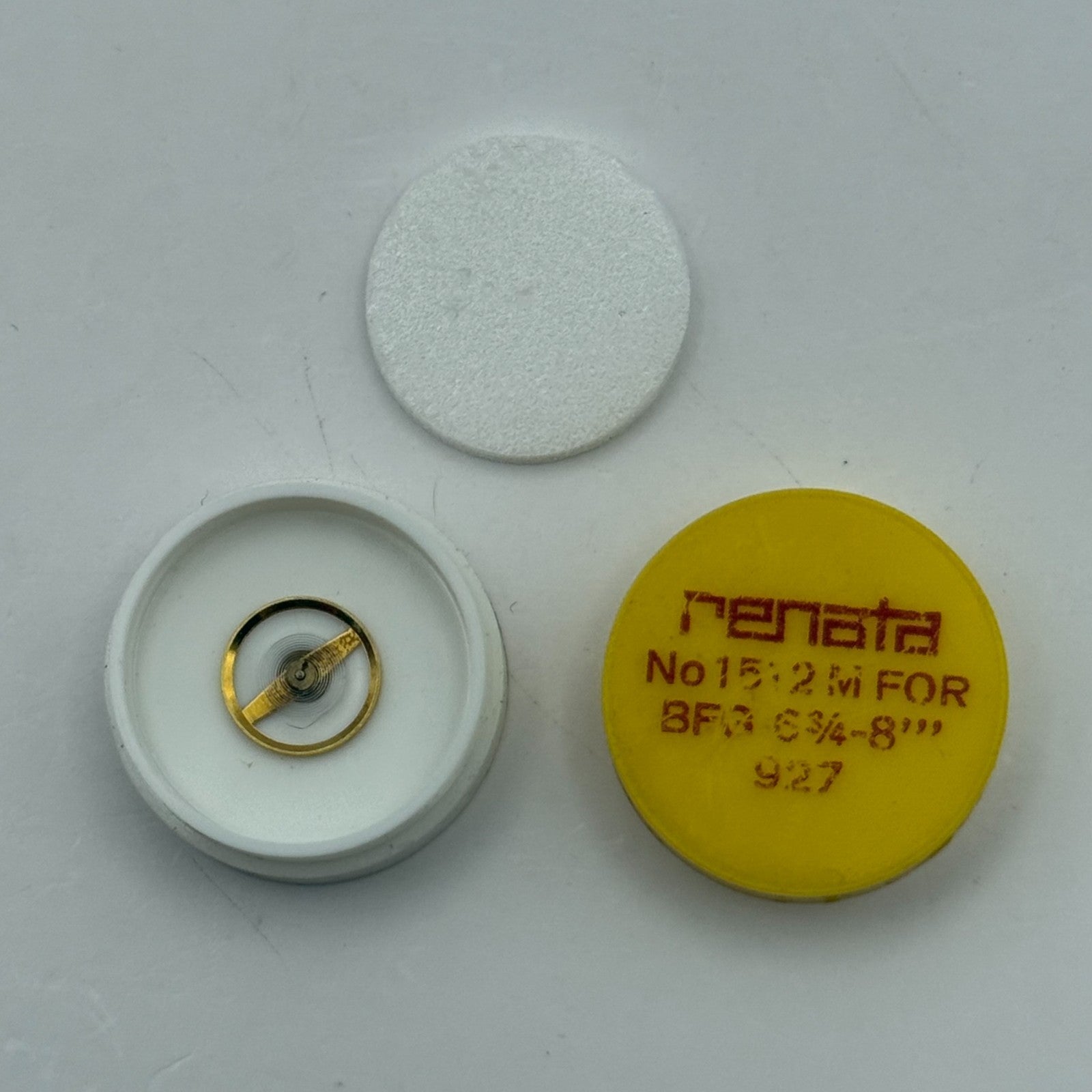 BFG 927 Balance Wheel Complete And Spring 6¾-8’’’  1512 M Watch Movement Parts 