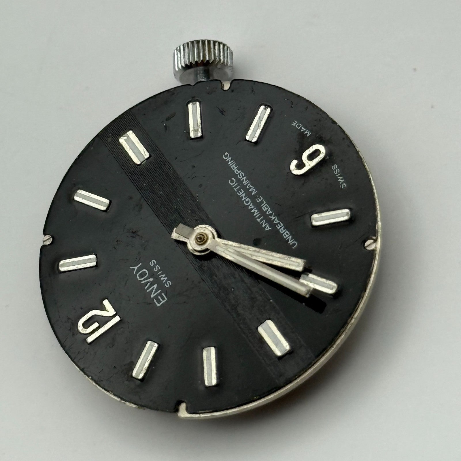 BFG 866 Watch Movement Envoy Manual Wind Vintage Swiss Parts Repair 26.2mm