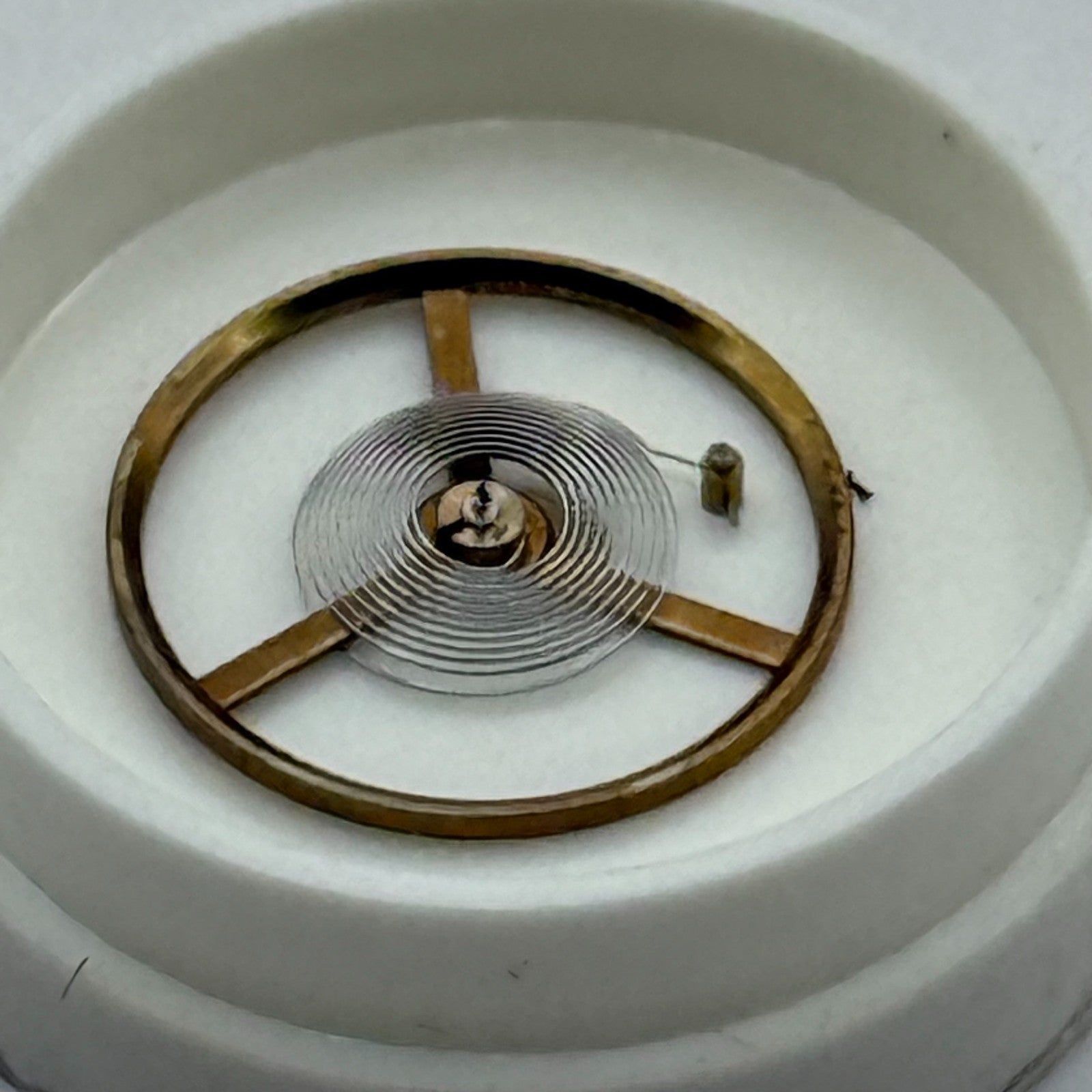 c.603 Balance Wheel Complete And Spring 10½’’’ Watch Movement Parts NOS