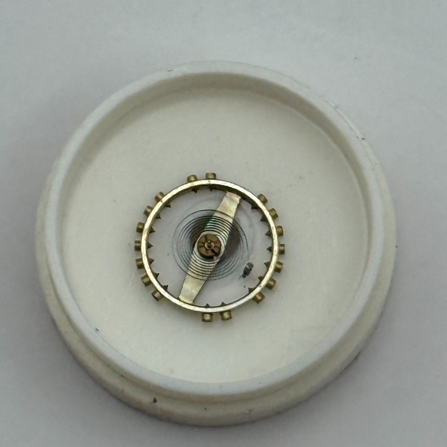 AS 1051 Balance Wheel Complete And Spring 5¼’’’ 34 M Watch Movement Parts NOS