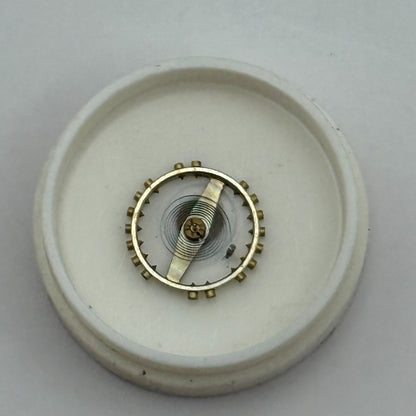 AS 1051 Balance Wheel Complete And Spring 5¼’’’ 34 M Watch Movement Parts NOS