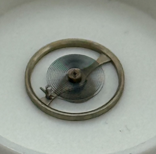 GSW 60 66 Balance Wheel Complete And Spring 5 1/2''' 1068 M Watch Movement Parts