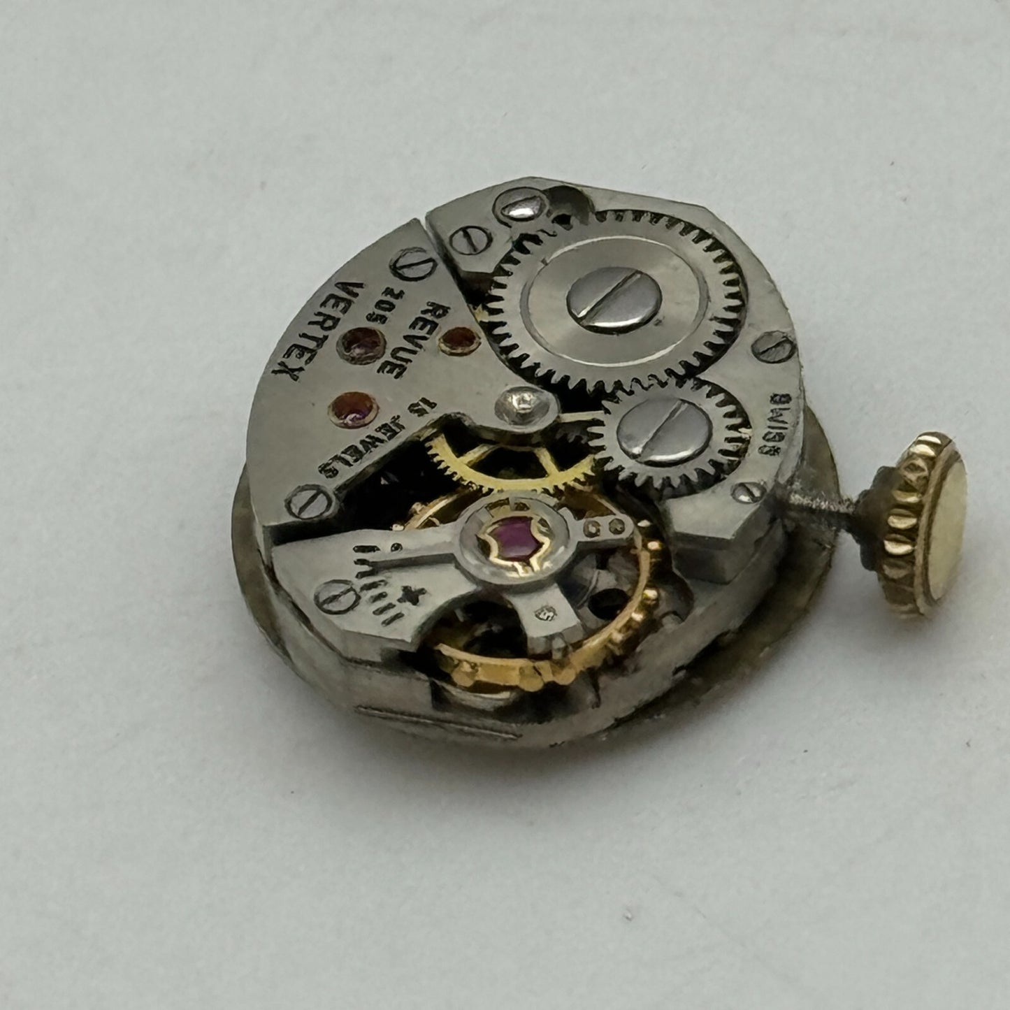 13mm Ladies Running Vertex Revue 205 Swiss Manual Wind Watch Movement PARTS
