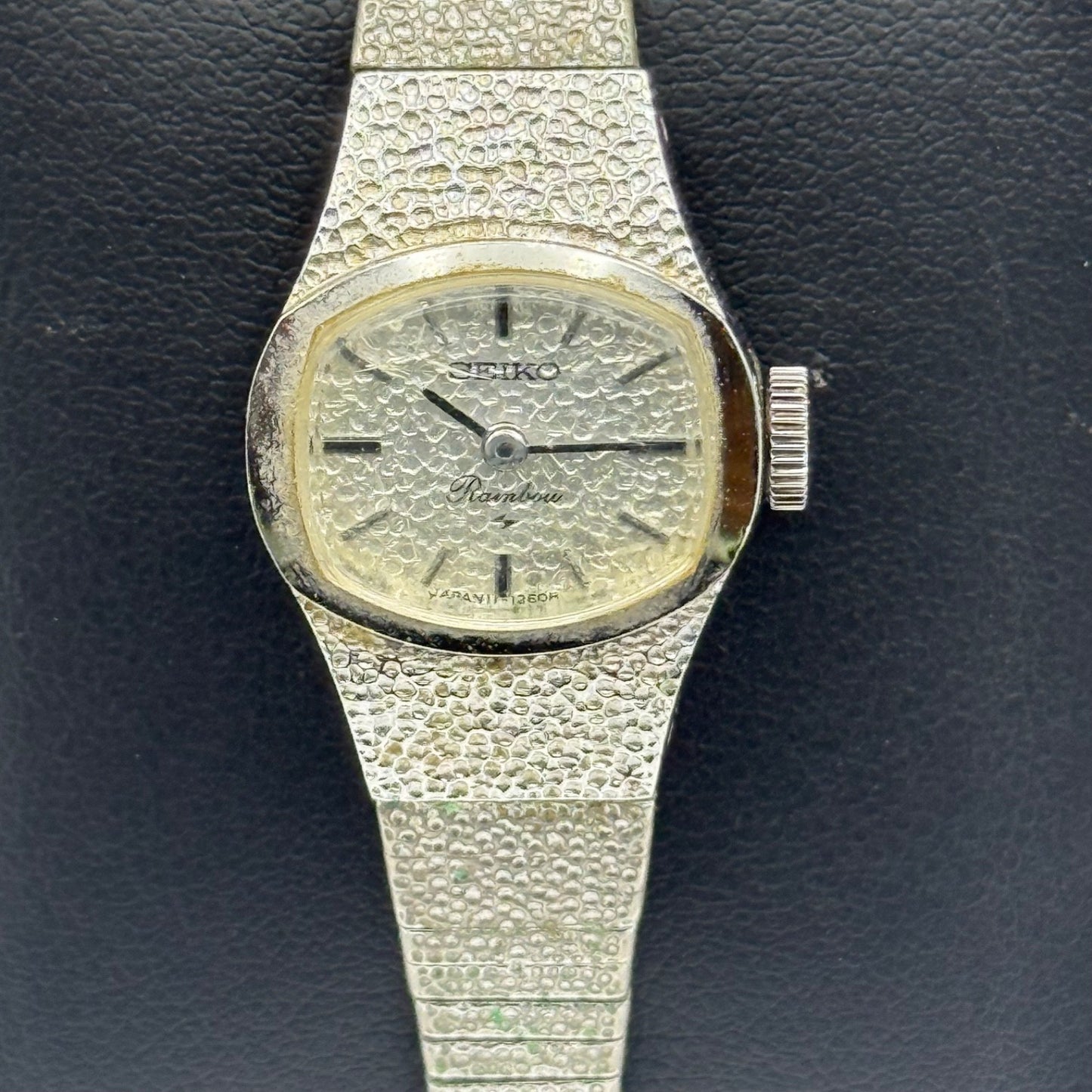 Vintage Seiko Rainbow Watch Mechanical Japan Ladies 11-3430 Stainless Working