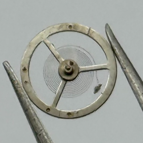 EB 1833 Balance Wheel Complete And Spring 8 3/4''' 113 Watch Movement Parts NOS