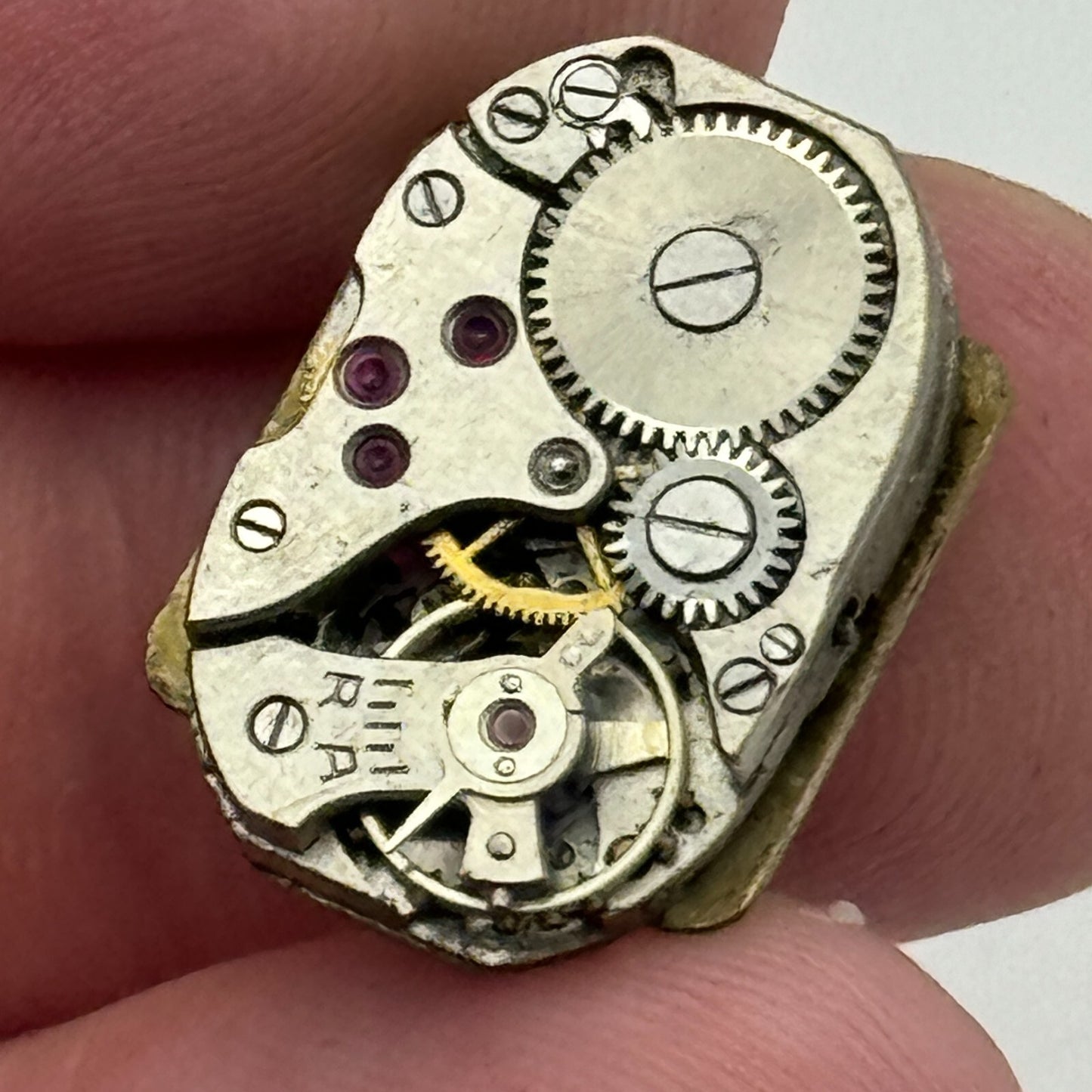 12.9mm Ladies ETA 761 Mystery Dial Manual Wind Watch Movement Swiss Vintage PART