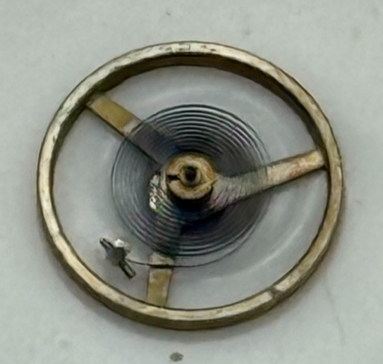 AS 1677 Balance Wheel Complete And Spring Inca 1414 M Watch Movement Parts NOS