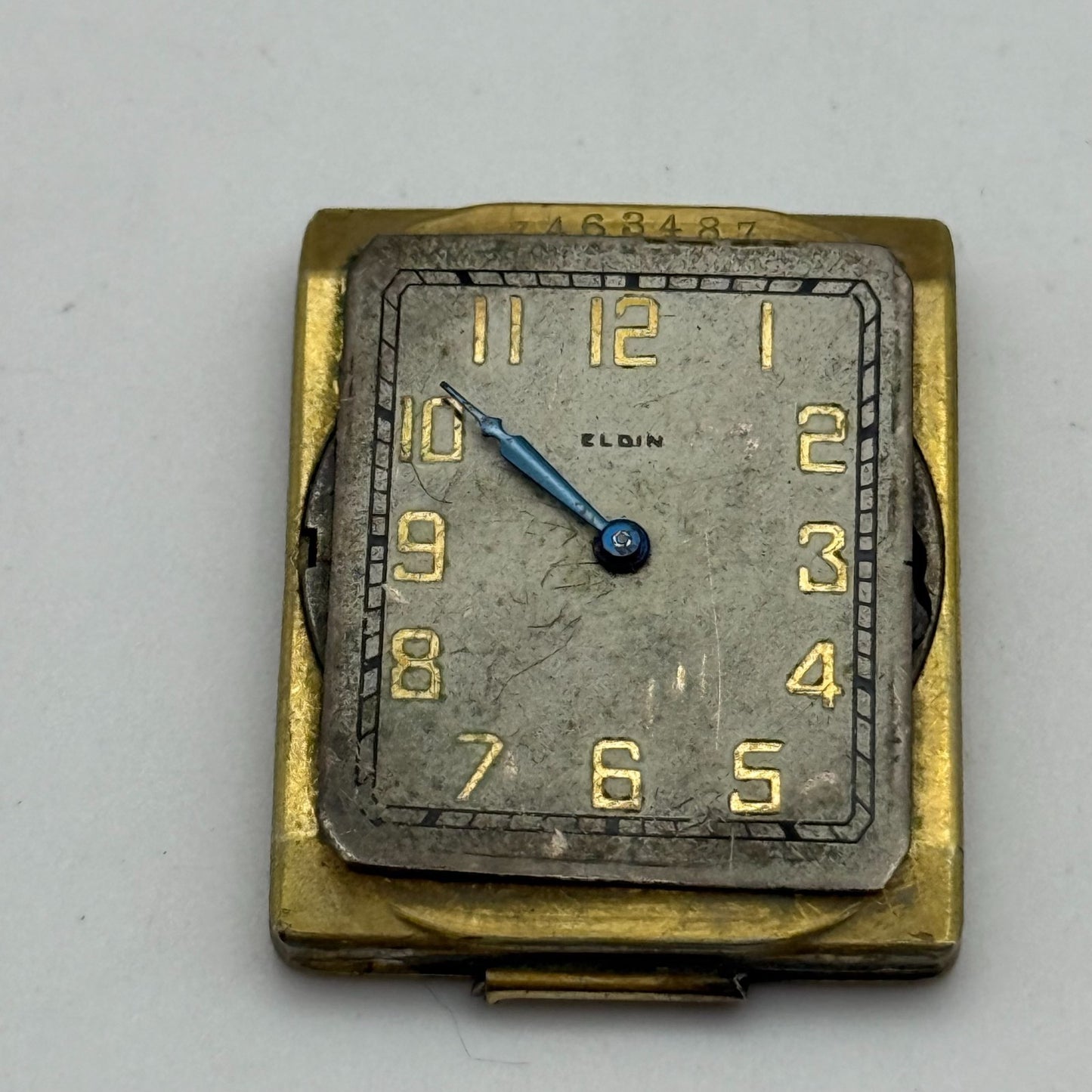 1928 Vintage 10/0s Elgin 447 Model 4 American Watch Movement PARTS REPAIR