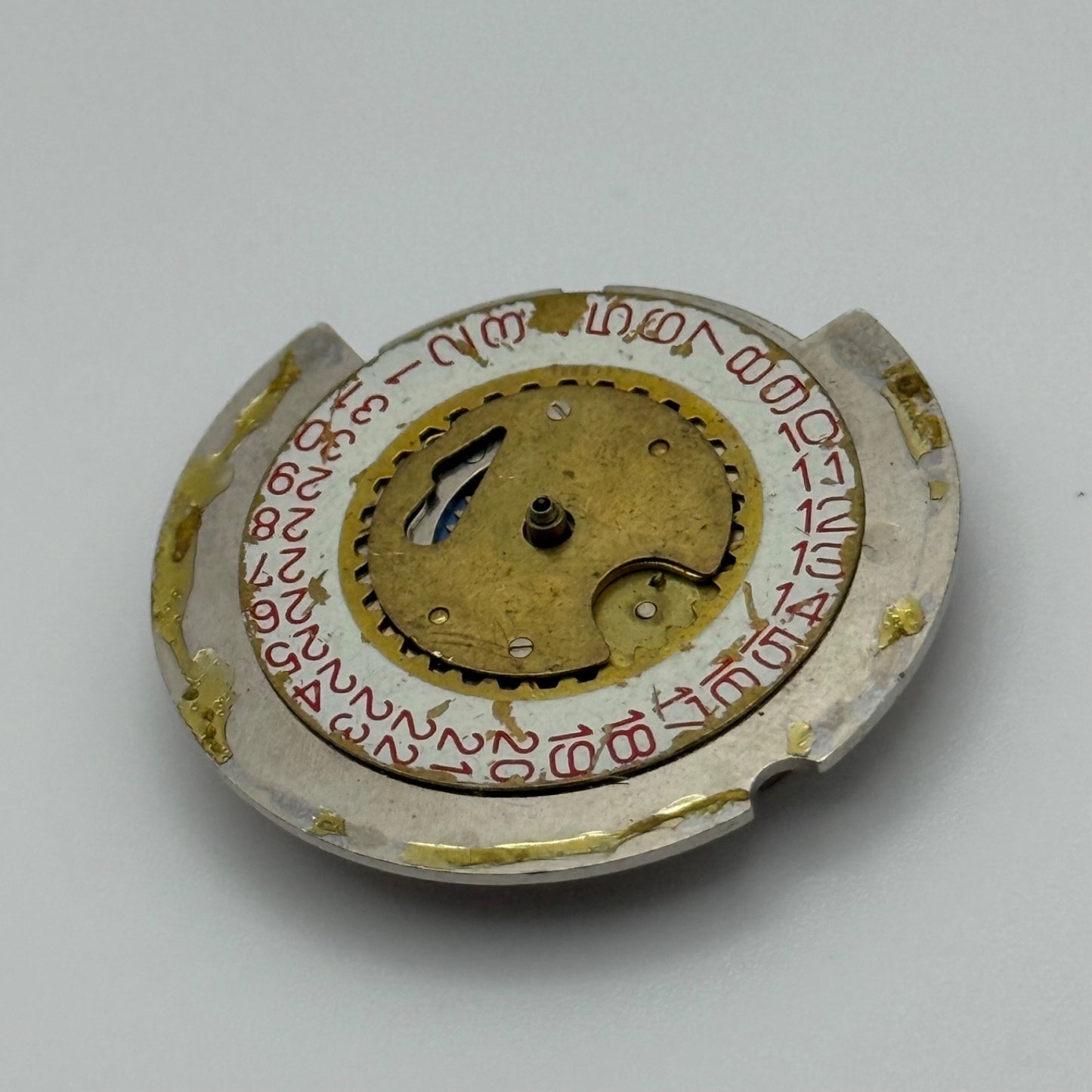 Parrenin 3641D Watch Movement Manual Wind Vintage For Parts Or Repair 31.1mm