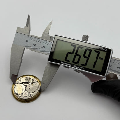 EB 8800 Watch Movement Dimetron Manual Wind Vintage Swiss Parts Repair 26.9mm