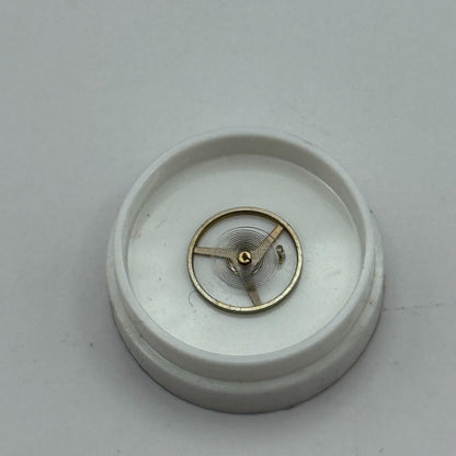 FEF 6660 Balance Wheel Complete And Spring Ord + Inca Watch Movement Parts 