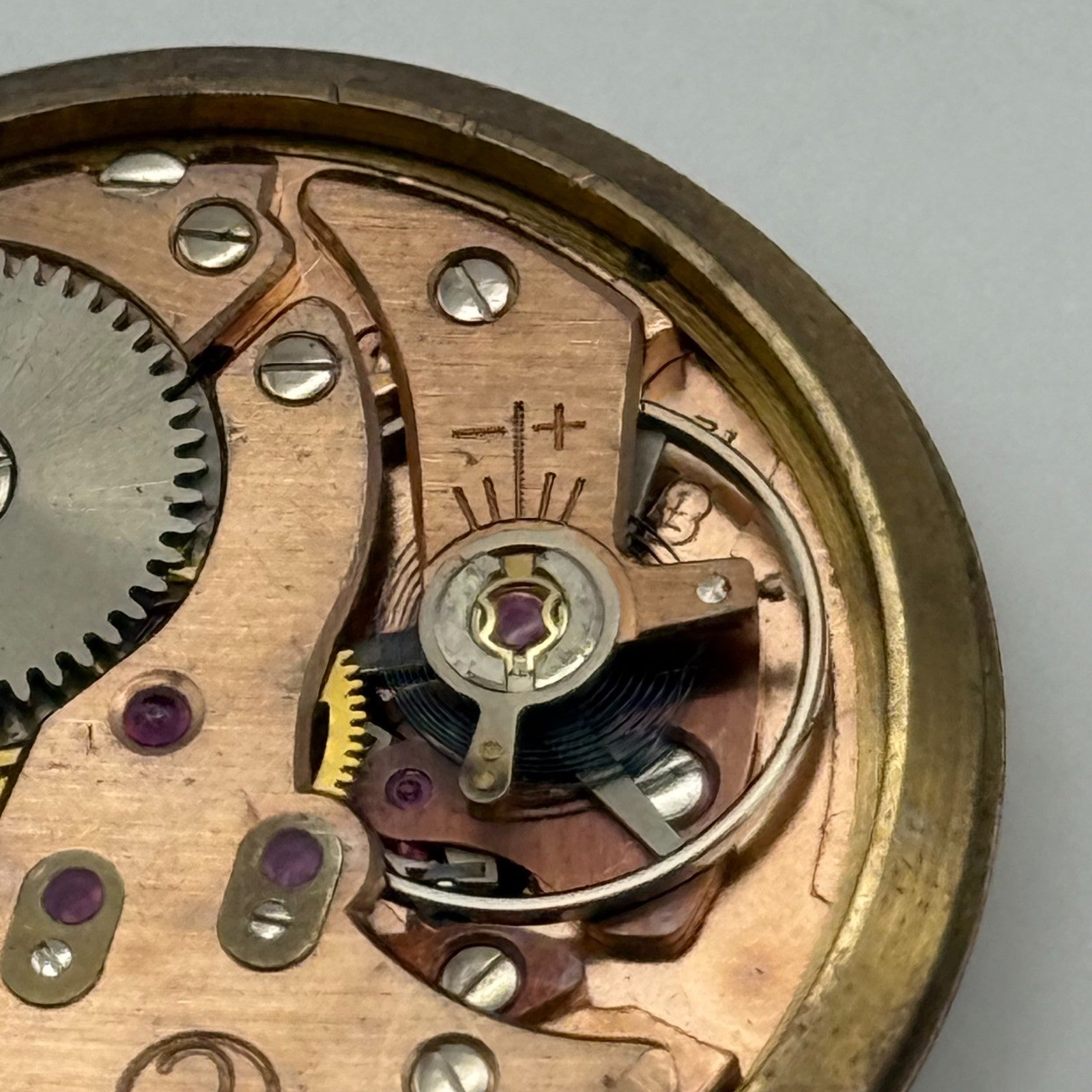 FHF 72 Watch Movement Excalibur Manual Wind Vintage Swiss Parts Repair 31mm
