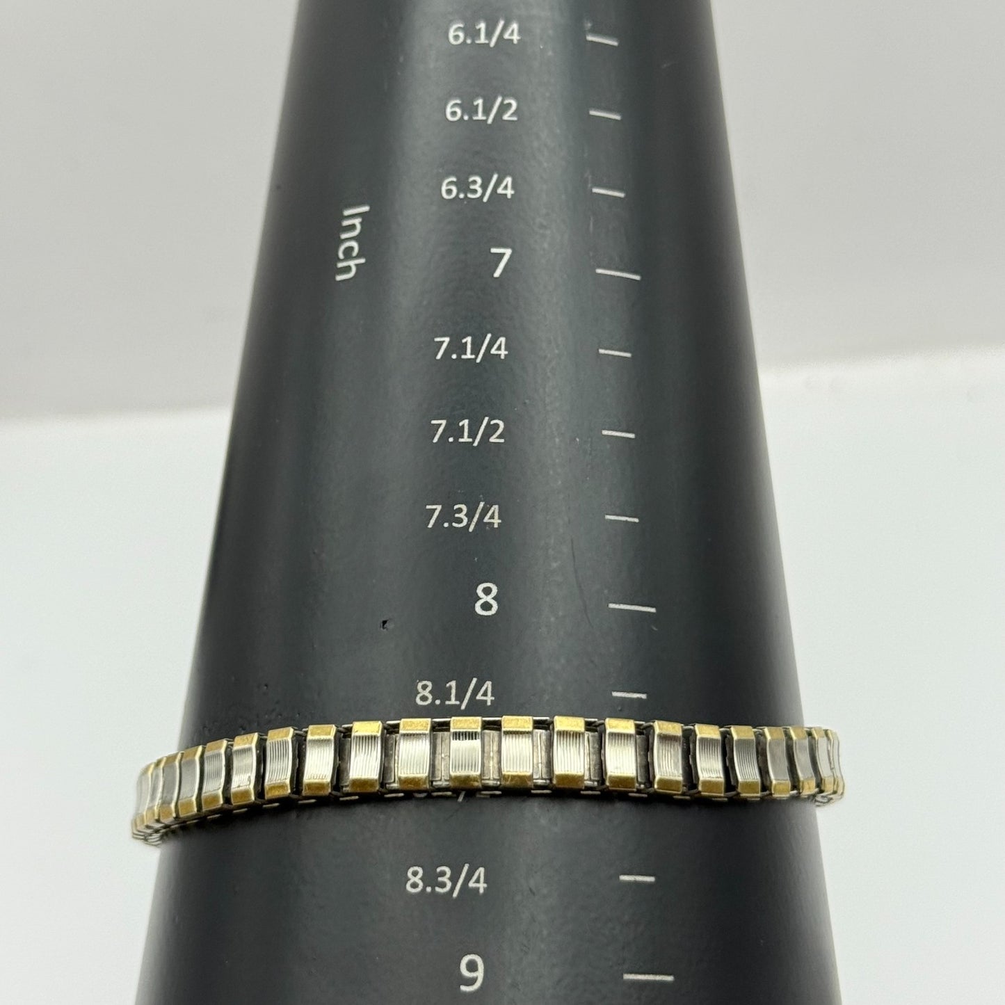 21mm Working Ladies Two Tone Philip Mercier S565S Quartz Watch Expandable Strap