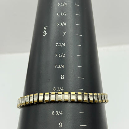 21mm Working Ladies Two Tone Philip Mercier S565S Quartz Watch Expandable Strap