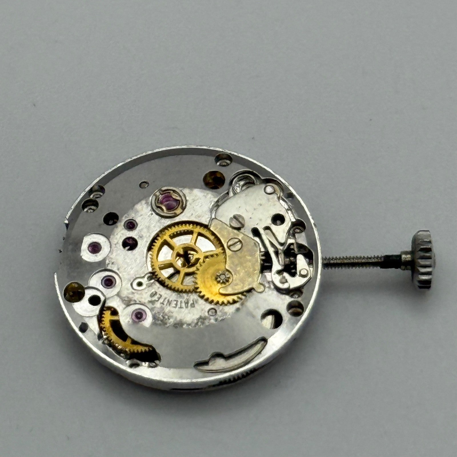 Juvenia 765 Watch Movement MFG Manual Wind Vintage Swiss Parts Repair 17.5mm