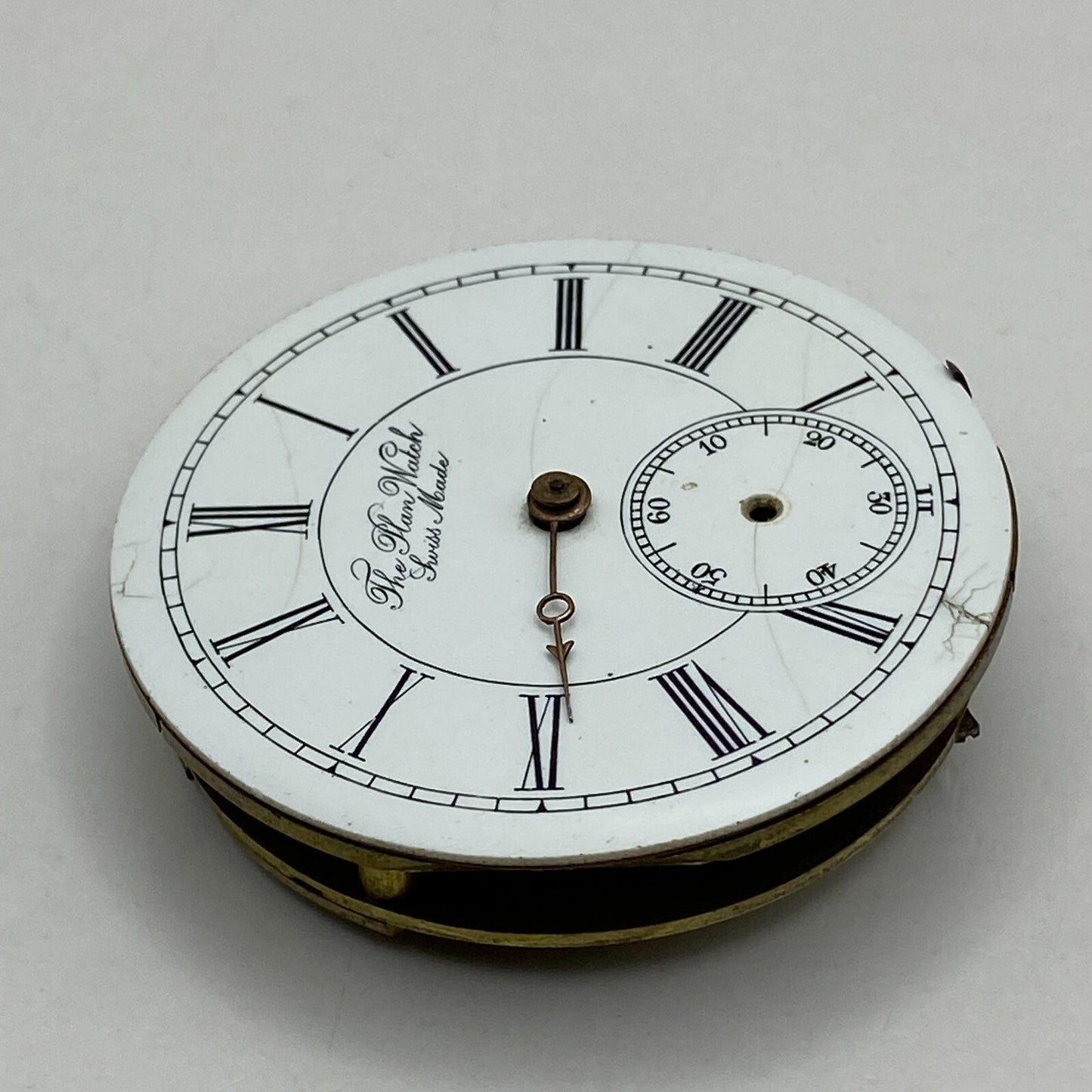 45.6mm Antique The Plan Watch Swiss Made Pocket Watch Movement PARTS REPAIR