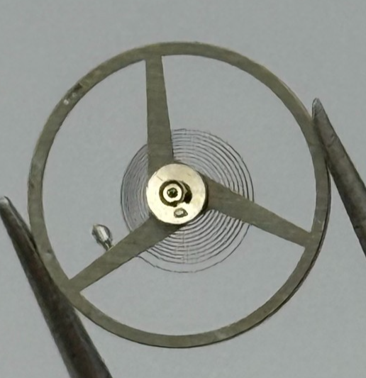 FHF 81 Balance Wheel Complete And Spring 10 1/2’’’ 1503 M Watch Movement Parts