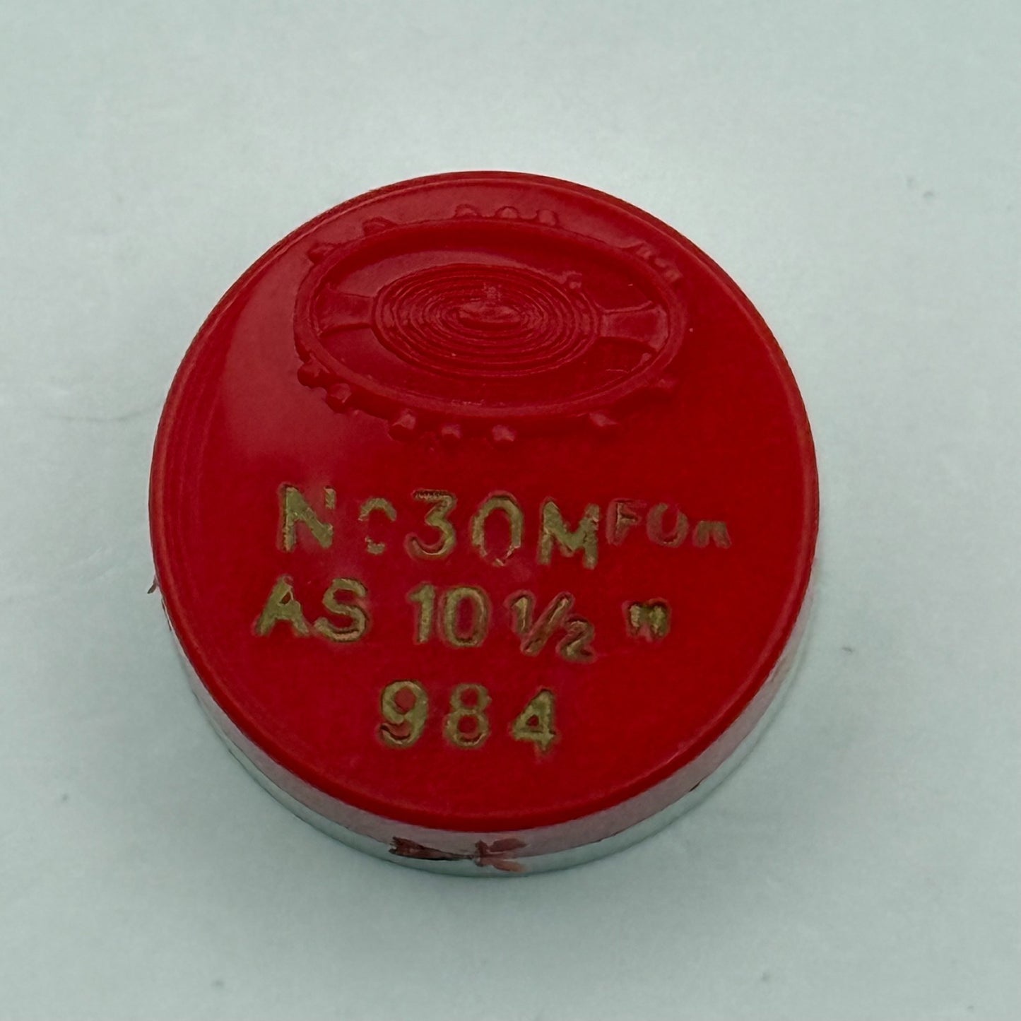 AS 984 Balance Wheel Complete And Spring  10½’’’ 30 M Watch Movement Parts NOS