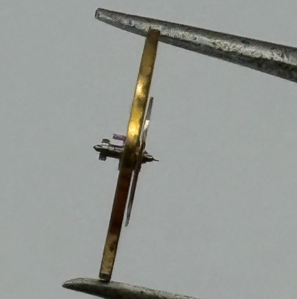 Smith 608 Balance Wheel Complete And Spring 10 1/2''' 1535 Watch Movement Parts