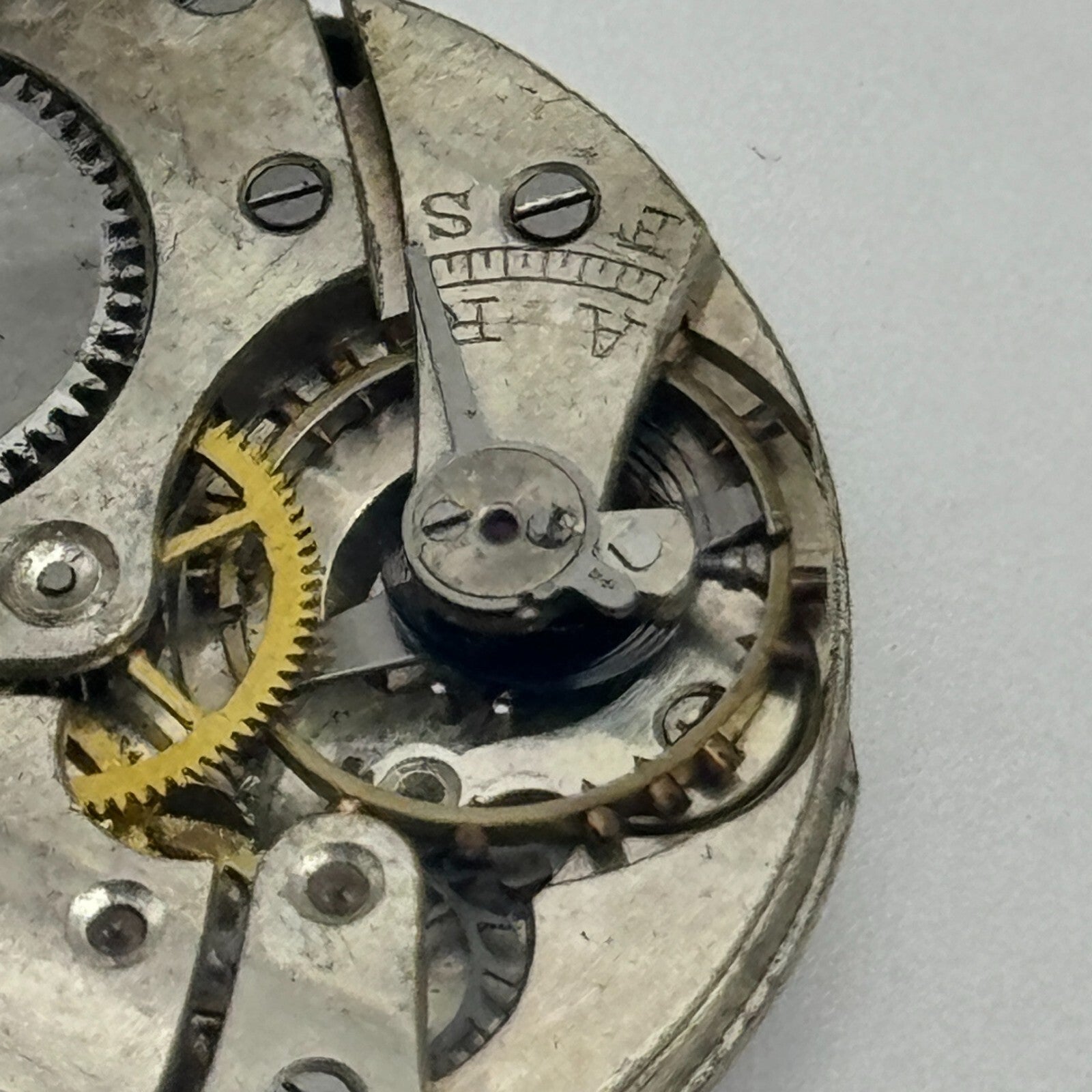 25.4mm Unidentified Roman Numerals Trench Watch Movement Manual Wind PARTS SPARE