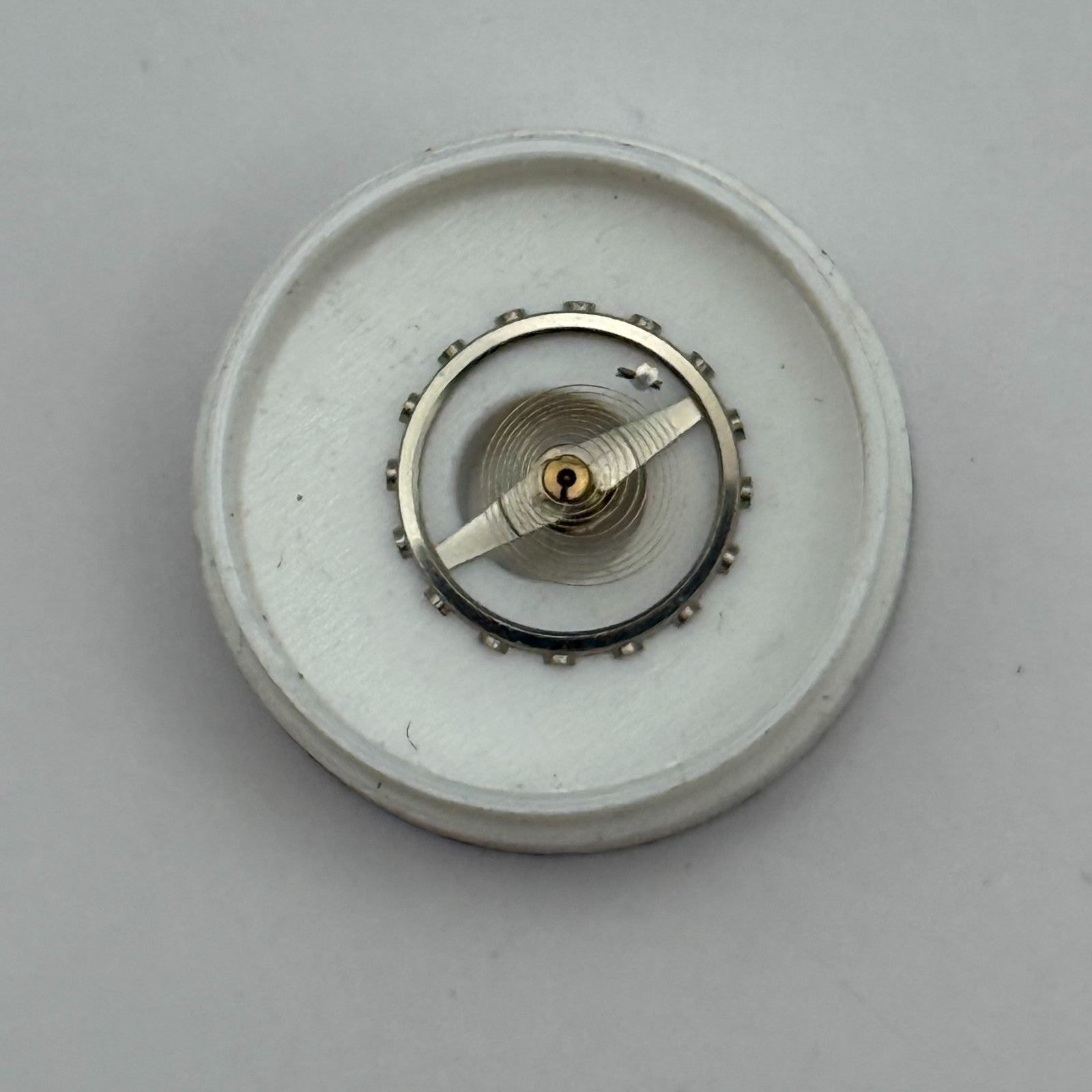 Ebosa 23 Balance Wheel Complete And Spring  11½’’’ 125 Watch Movement Parts NOS